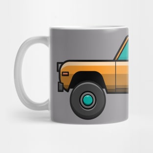 Advanture car illustration Mug